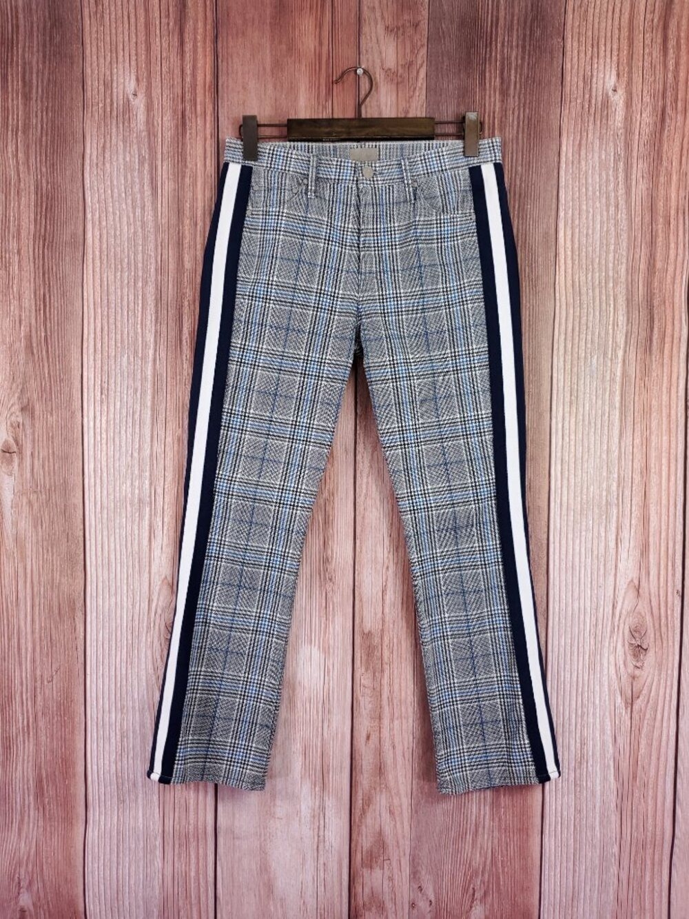 Mother Womens 29 The Insider Ankle Happy People Read And Drink Coffee Pants